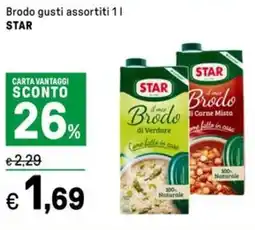 Iper La Grande Brodo gusti assortiti STAR offerta