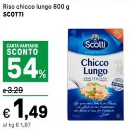 Iper La Grande Riso chicco lungo SCOTTI offerta