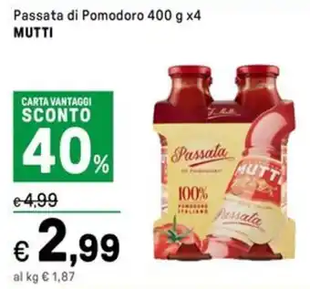 Iper La Grande Passata di PomodoroMUTT MUTTI offerta