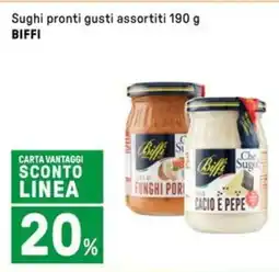 Iper La Grande Sughi pronti gusti assortiti BIFFI offerta