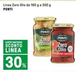 Iper La Grande Linea Zero Olio PONTI offerta