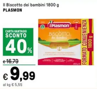 Iper La Grande Il Biscotto dei bambini PLASMON offerta