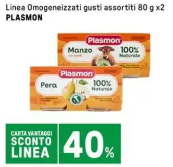 Iper La Grande Linea Omogeneizzati gusti assortiti PLASMON offerta