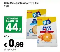 Iper La Grande Bake Rolls gusti assortiti TUC offerta