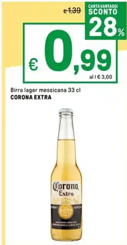 Iper La Grande Birra lager messicana CORONA EXTRA offerta