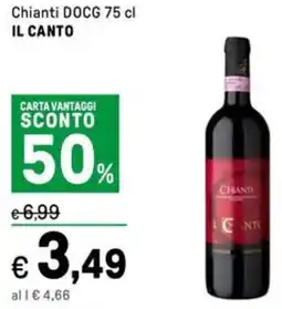 Iper La Grande Chianti DOCG IL CANTO offerta