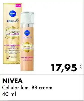 Iper Tosano NIVEA Cellular lum. BB cream offerta