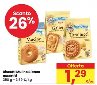 Eurospar Biscotti Mulino Bianco assortiti offerta