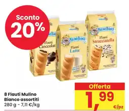 Eurospar 8 Flauti Mulino Bianco assortiti offerta