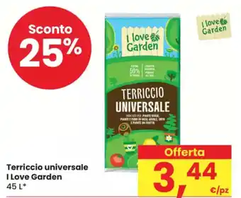 Eurospar Terriccio universale I Love Garden offerta