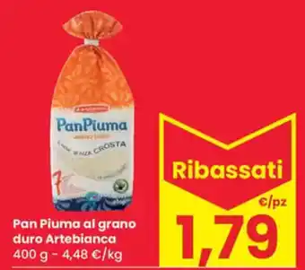 Eurospar Pan Piuma al grano duro Artebianca offerta