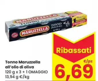 Eurospar Tonno Maruzzella all'olio di oliva offerta