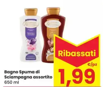 Eurospar Bagno Spuma di Sciampagna assortito offerta