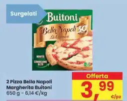 Eurospar 2 Pizza Bella Napoli Margherita Buitoni offerta