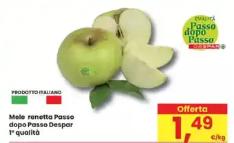 Eurospar Mele renetta Passo dopo Passo Despar 1 qualità offerta