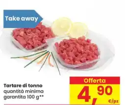 Eurospar Tartare di tonno offerta