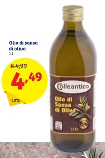 In'S Mercato Colleantico Olio di sansa di oliva offerta