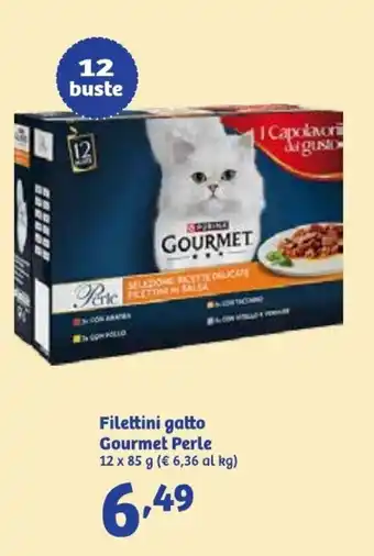 In'S Mercato Filettini gatto Gourmet Perle offerta