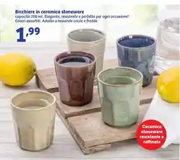 In'S Mercato Bicchiere in ceramica stoneware offerta