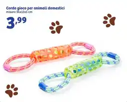 In'S Mercato Corda gioco per animali domestici offerta