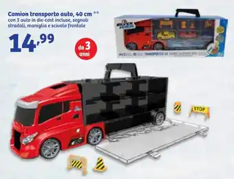 In'S Mercato Camion transporto auto, 40 cm offerta