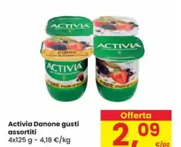 Eurospar Activia Danone gusti assortiti offerta