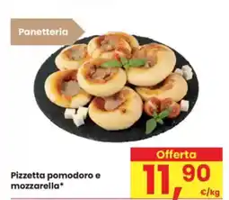 Eurospar Pizzetta pomodoro e mozzarella offerta