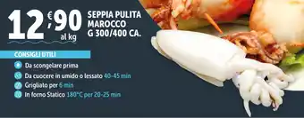 Deco Superfreddo Seppia pulita marocco offerta