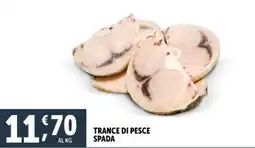 Deco Superfreddo Trance di pesce spada offerta