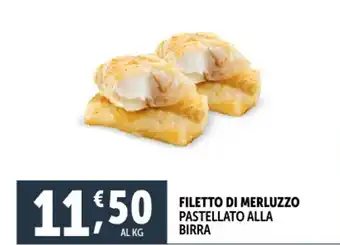 Deco Superfreddo Filetto di merluzzo pastellato alla birra offerta