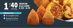 Deco Superfreddo Arancini alla carne offerta