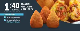 Deco Superfreddo Arancini alla carne offerta