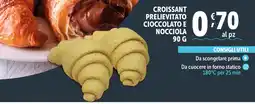 Deco Superfreddo Croissant prelievitato cioccolato e nocciola offerta