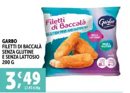 Deco Superfreddo Garbo filetti di baccalà senza glutine e senza lattosio offerta