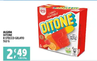 Deco Superfreddo Algida ditone 8 stecco gelato offerta