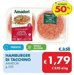 MD Discount Hamburger di tacchino AMADORI offerta