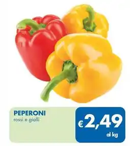 MD Discount PEPERONI rossi e gialli offerta