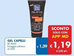 MD Discount Gel capelli BE MAN offerta