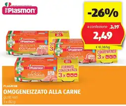 ALDI Plasmon omogeneizzato alla carne offerta