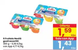 Eurospar 6 Fruttolo Nestlè gusti assortiti offerta