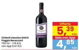 Eurospar Chianti classico DOCG Poggio Rececconi offerta