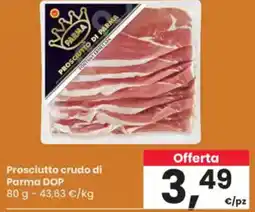 Eurospar Prosciutto crudo di Parma DOP offerta