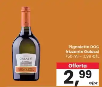 Eurospar Pignoletto DOC frizzante Galassi offerta