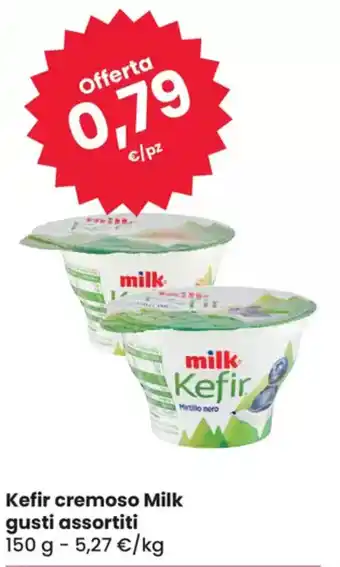 Eurospar Kefir cremoso Milk gusti assortiti offerta