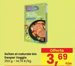 Eurospar Seitan al naturale bio Despar Veggie offerta