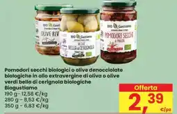 Eurospar Pomodori secchi biologici o olive denocciolate Biogustiamo offerta