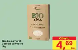 Eurospar Riso bio carnaroli Cascina Belvedere offerta