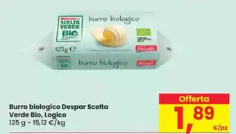 Eurospar Burro biologico Despar Scelta Verde Bio, Logico offerta