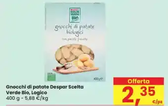 Eurospar Gnocchi di patate Despar Scelta Verde Bio, Logico offerta