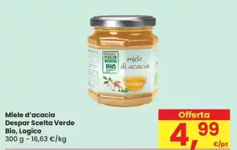 Eurospar Miele d'acacia Despar Scelta Verde Bio, Logico offerta